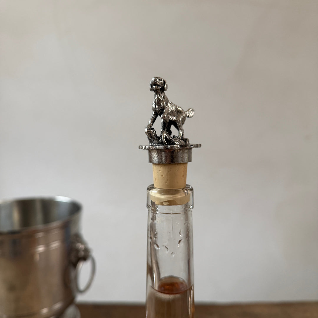 French Pewter Bottle Stopper