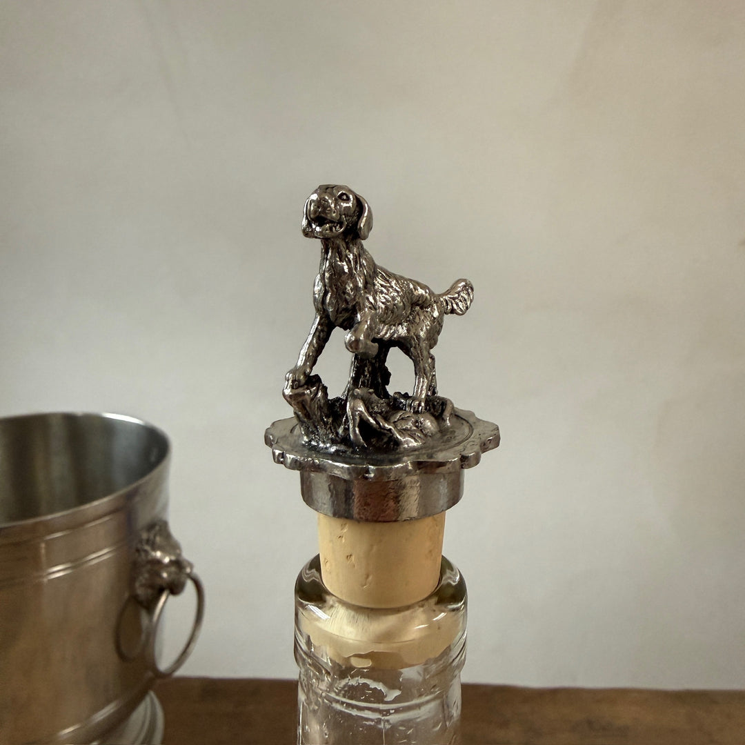 French Pewter Bottle Stopper