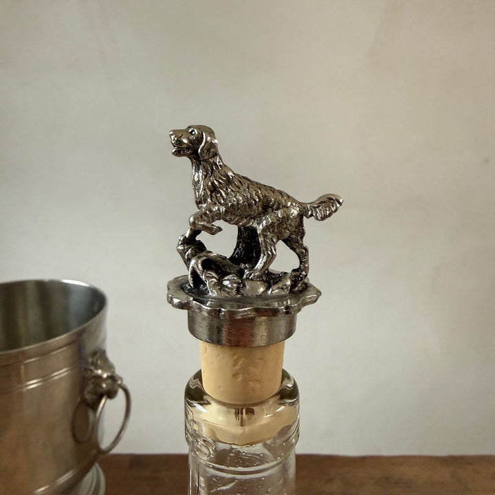 French Pewter Bottle Stopper