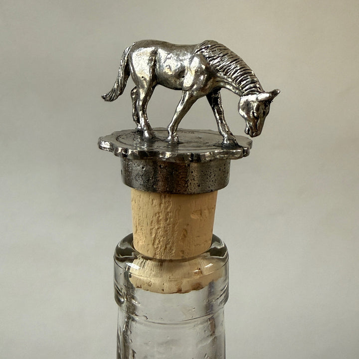 French Pewter Bottle Stopper
