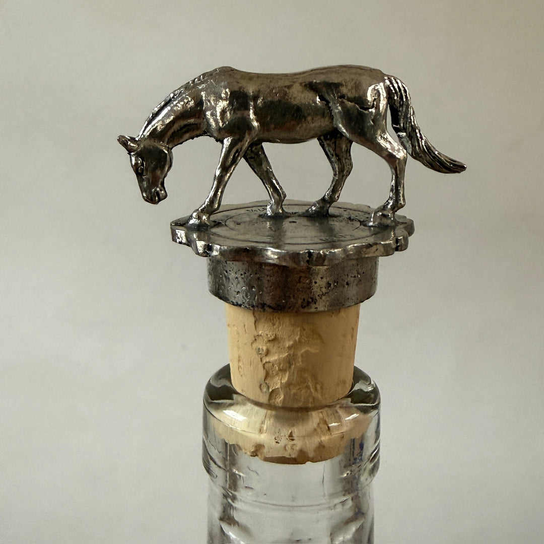 French Pewter Bottle Stopper