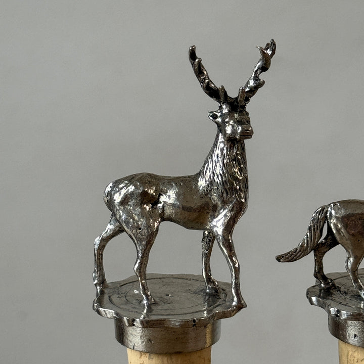 French Pewter Bottle Stopper