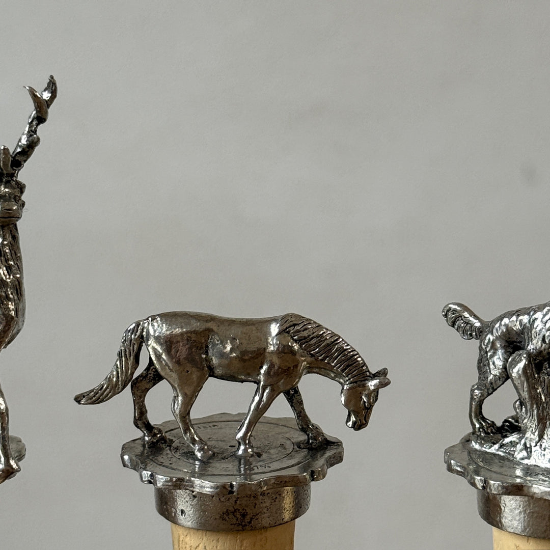 French Pewter Bottle Stopper