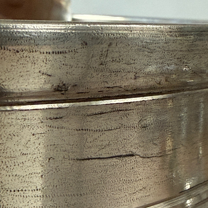 French Pewter Champagne Bucket with Lion Handles