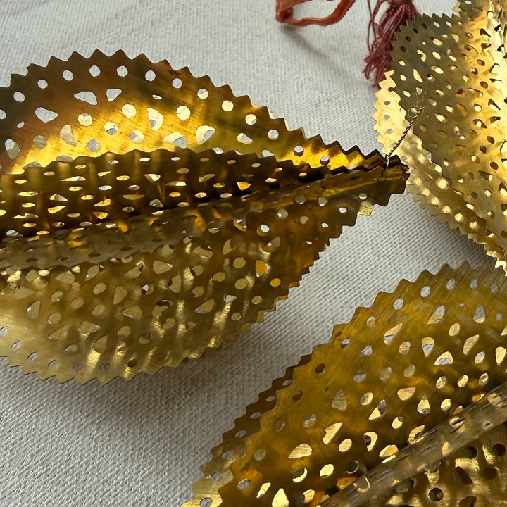 Antique Gold Filigree Christmas Decoration