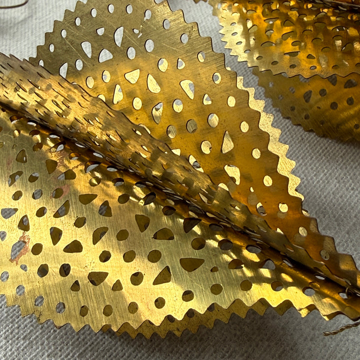 Antique Gold Filigree Christmas Decoration