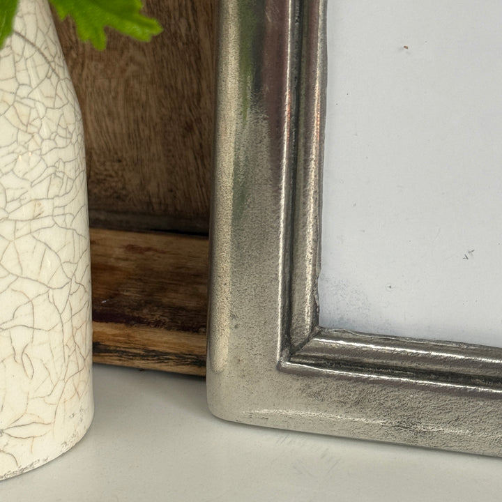 French Pewter Photo Frame