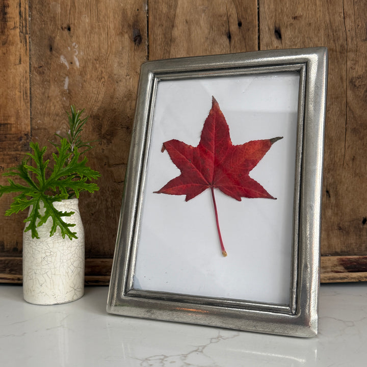 French Pewter Photo Frame