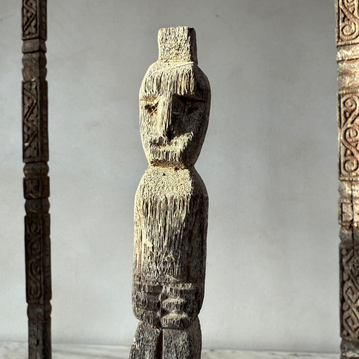 Antique Tribal totem poles
