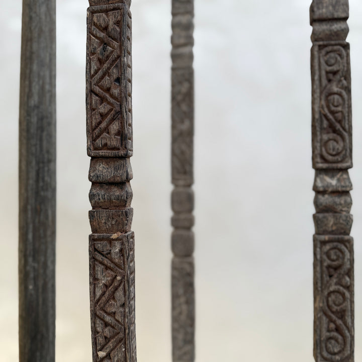Antique Tribal totem poles