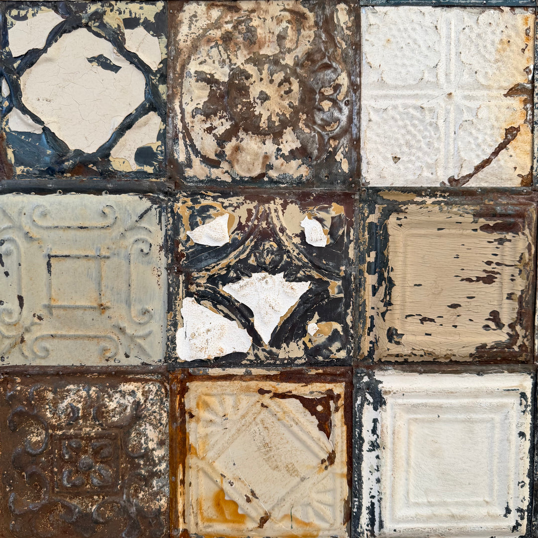 American tin tiles Artwork | 90x60cm
