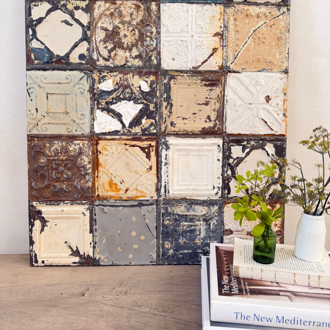 American tin tiles Artwork | 90x60cm