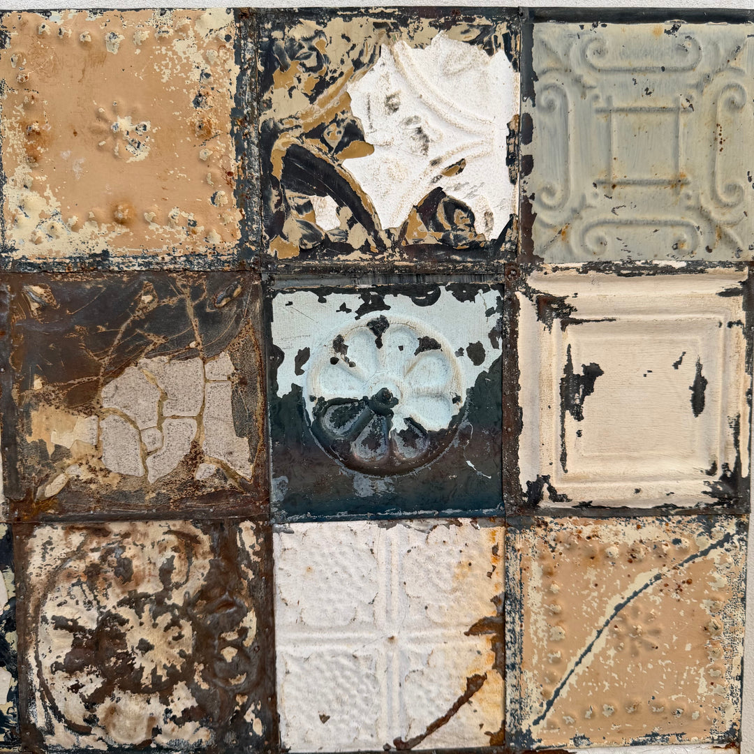 American tin tiles Artwork | 90x60cm