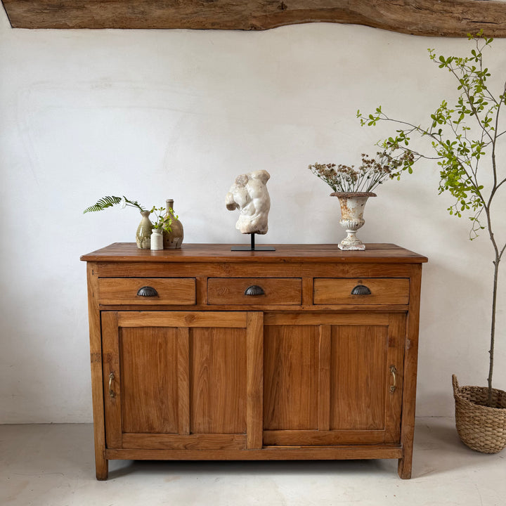 Antique Dark Wood Teak Sideboard | Adi