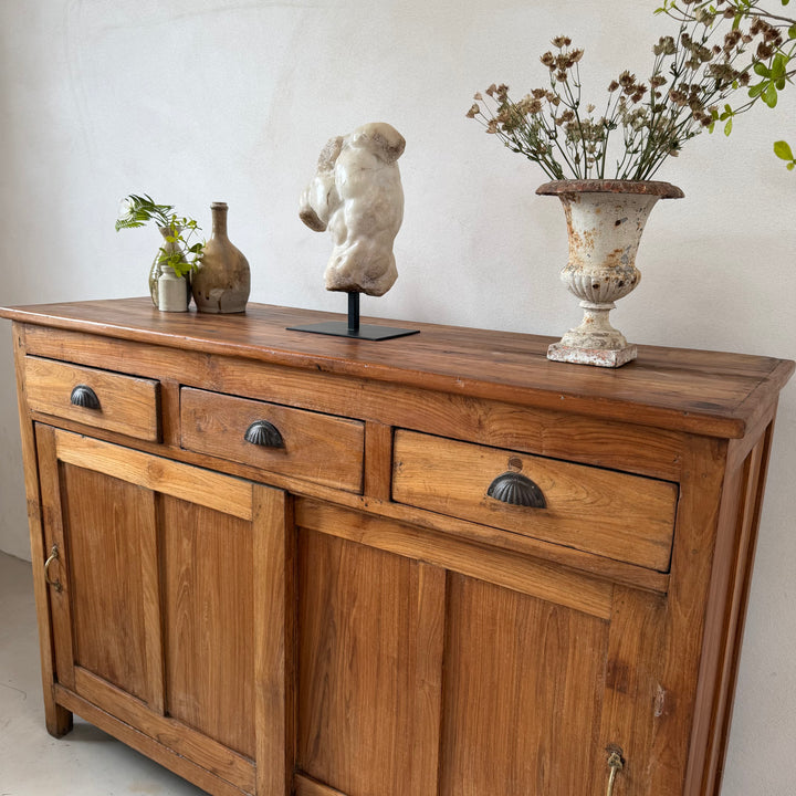 Antique Dark Wood Teak Sideboard | Adi
