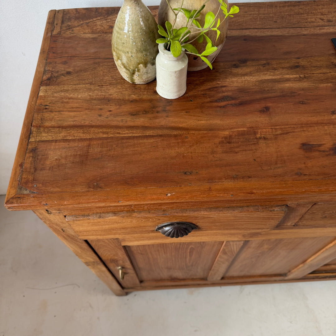 Antique Dark Wood Teak Sideboard | Adi