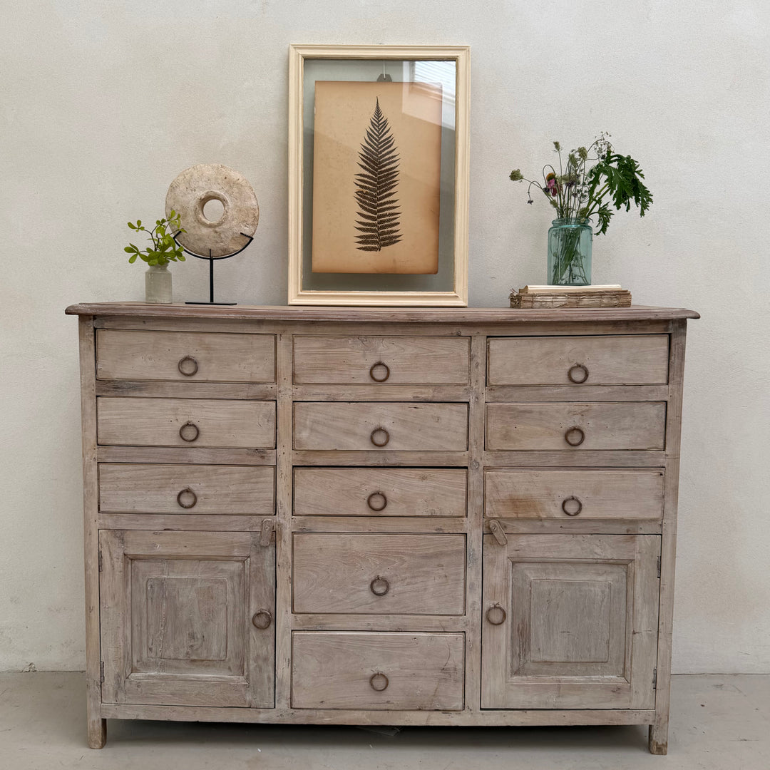 Vintage Whitewashed Chest Of Drawers | Anisia