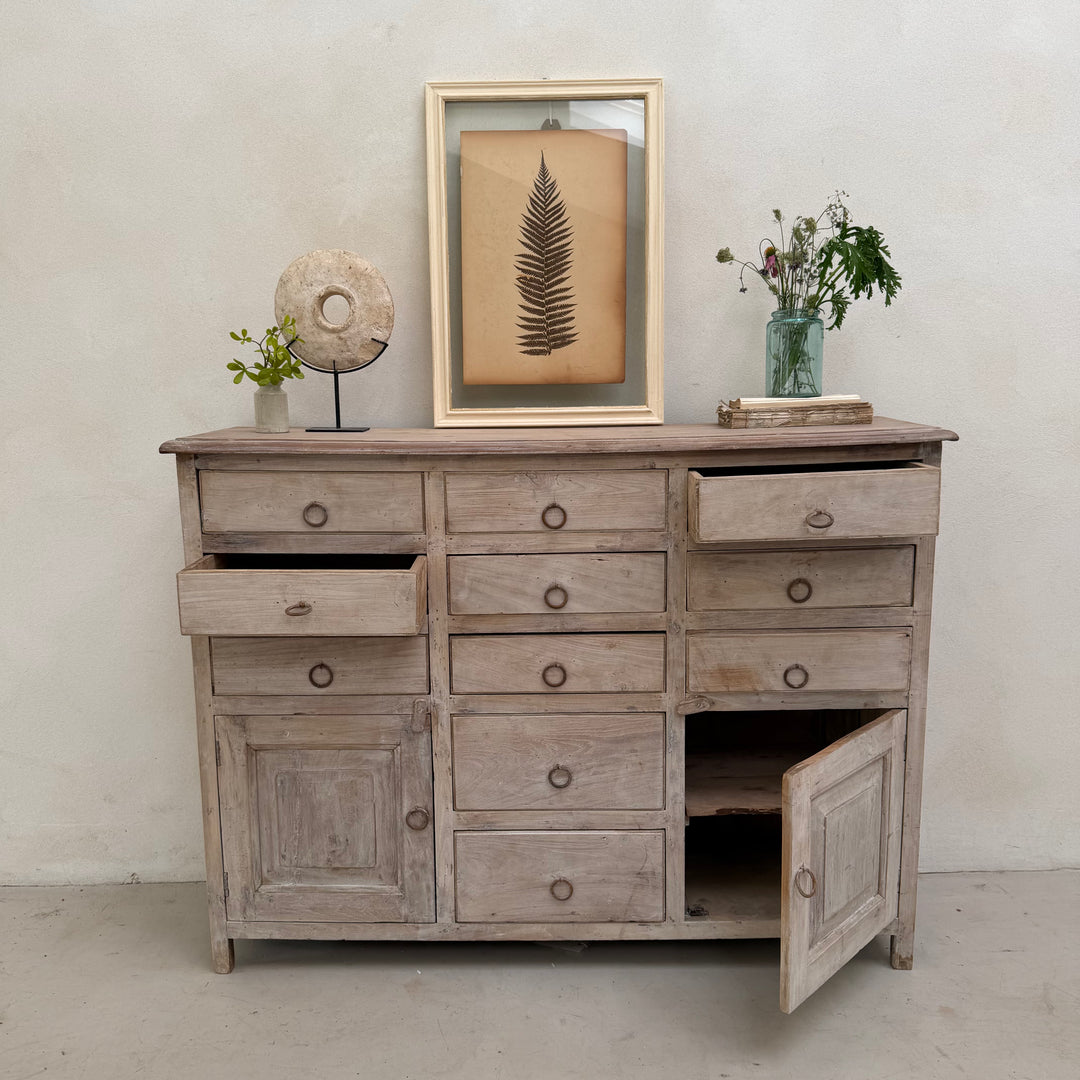 Vintage Whitewashed Chest Of Drawers | Anisia
