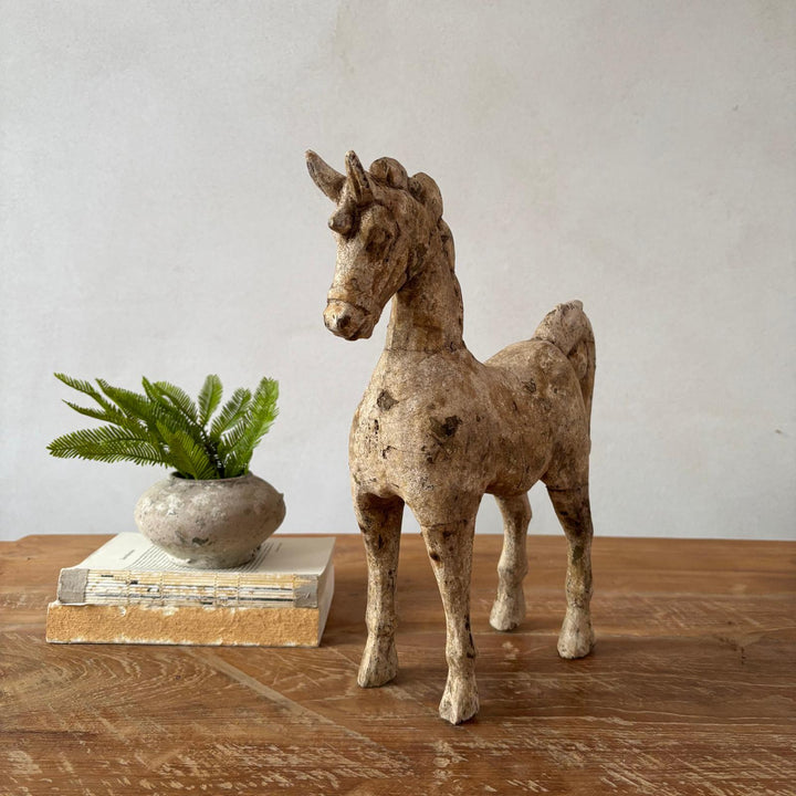 Rustic Primitive Wooden Horse | Atlas