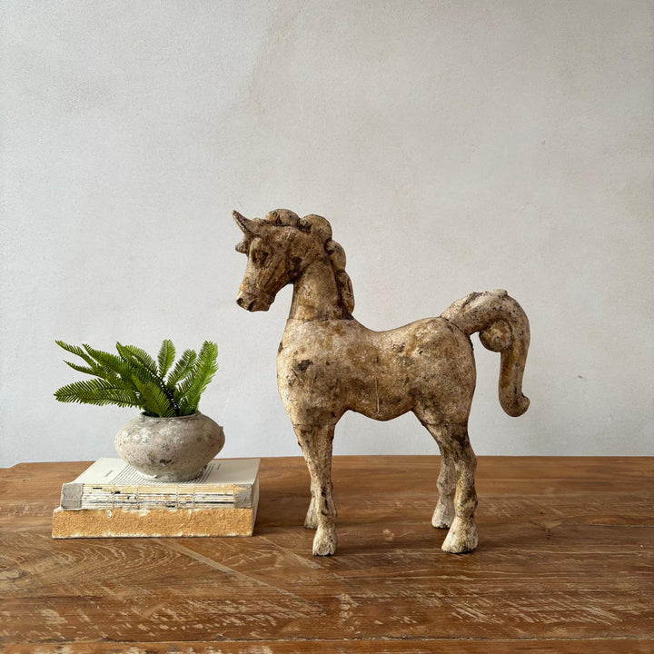 Rustic Primitive Wooden Horse | Atlas
