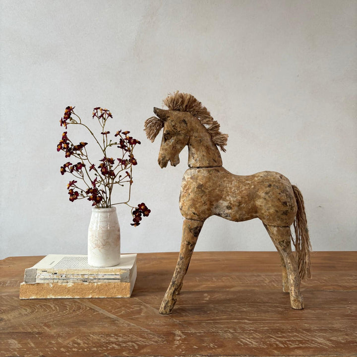 Rustic Primitive Wooden Horse | Apollo