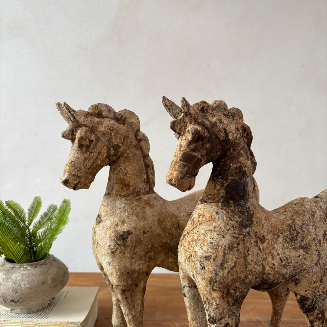 Rustic Primitive Wooden Horse | Atlas