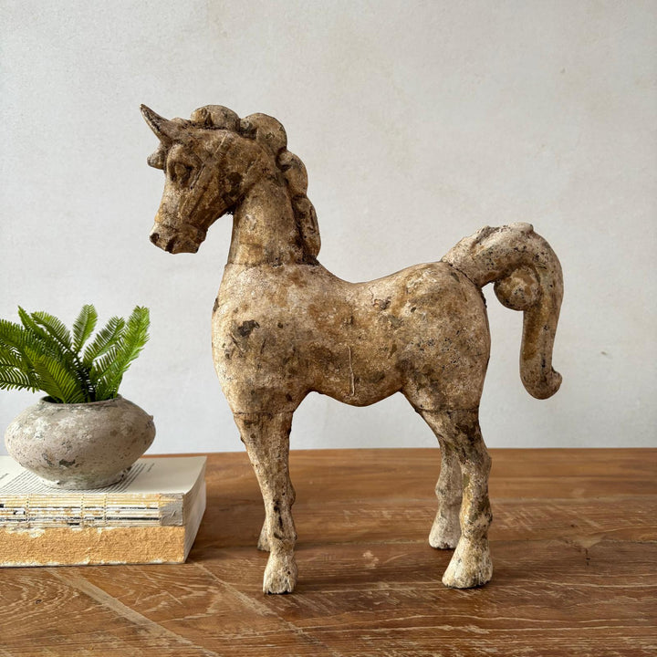 Rustic Primitive Wooden Horse | Atlas