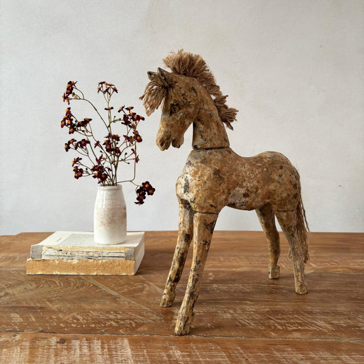 Rustic Primitive Wooden Horse | Apollo