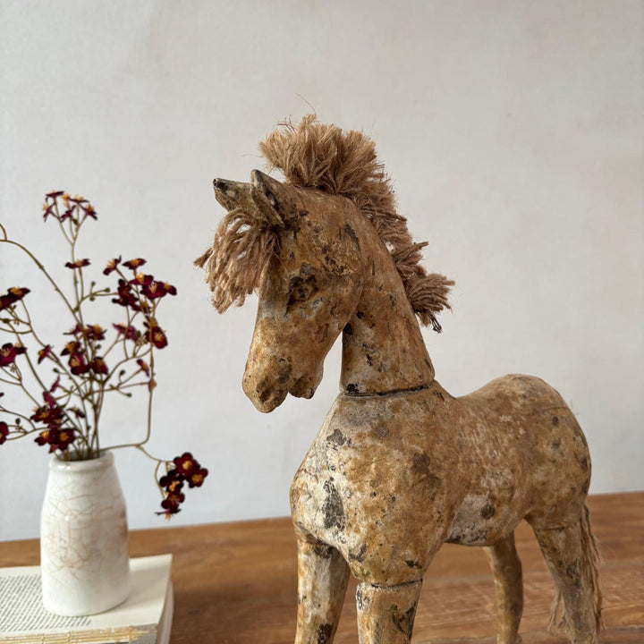 Rustic Primitive Wooden Horse | Apollo