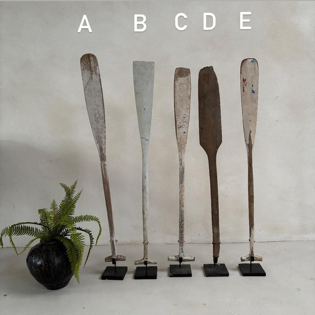Antique Wooden Oars