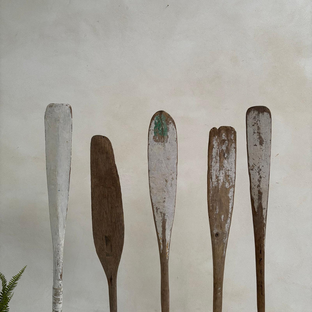 Antique Wooden Oars