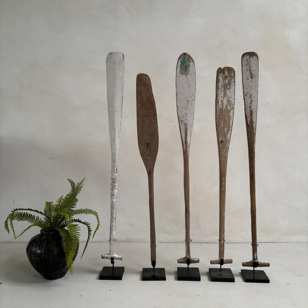 Antique Wooden Oars