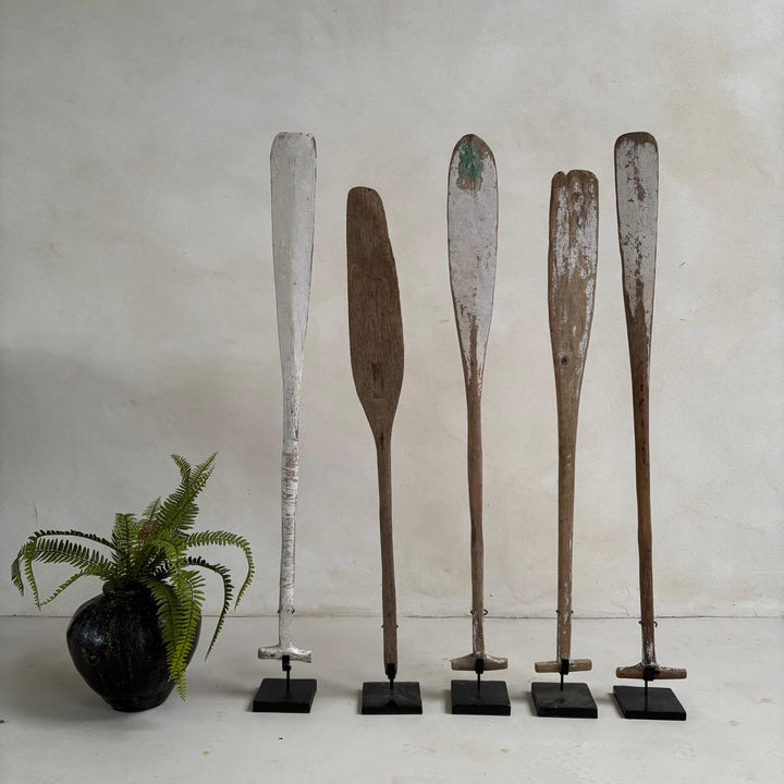Antique Wooden Oars