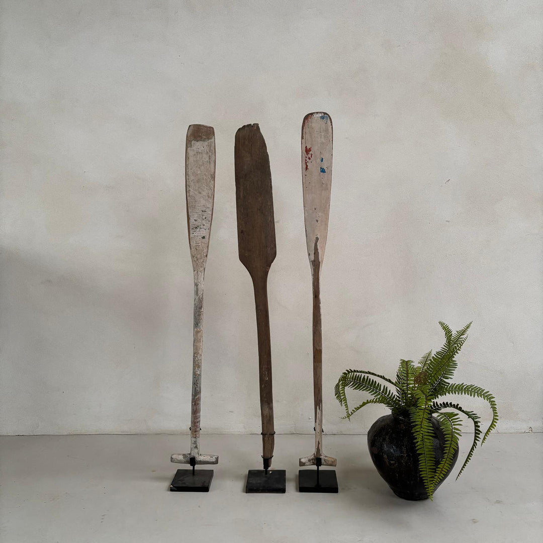 Antique Wooden Oars