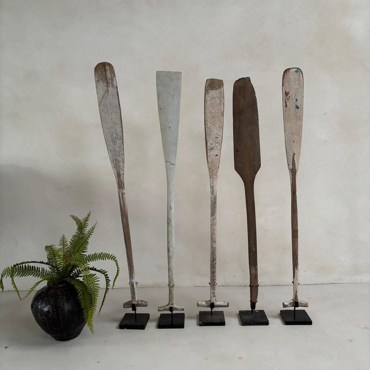 Antique Wooden Oars