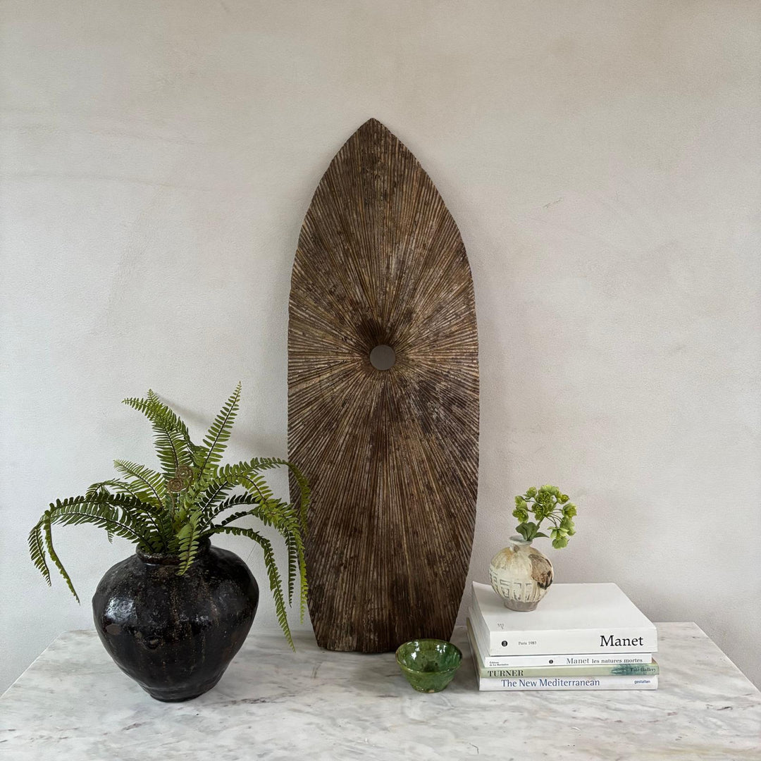 Antique Hand-carved Wooden Panel