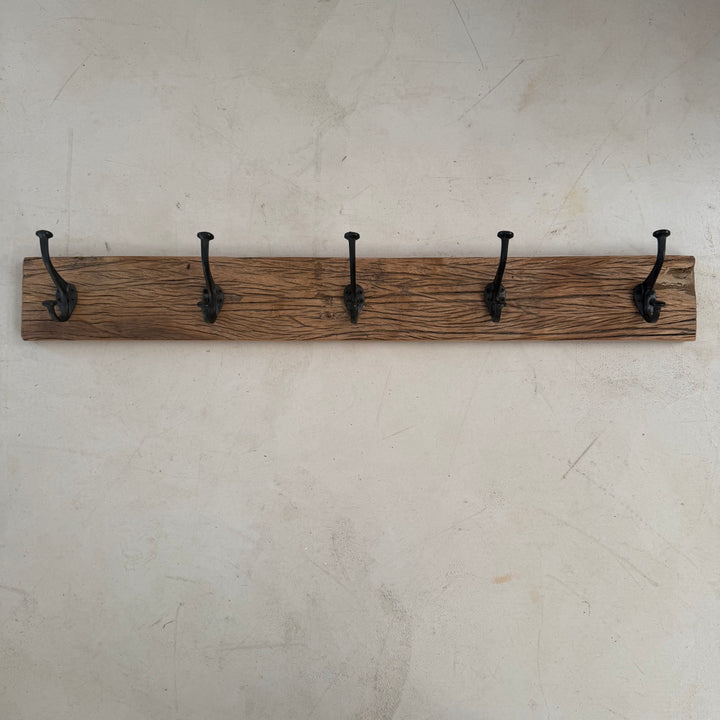 Reclaimed Rustic Wood Coat Hook |  95cm or 54cm wide