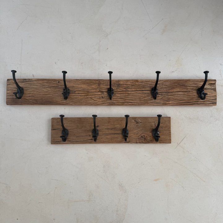 Reclaimed Rustic Wood Coat Hook |  95cm or 54cm wide