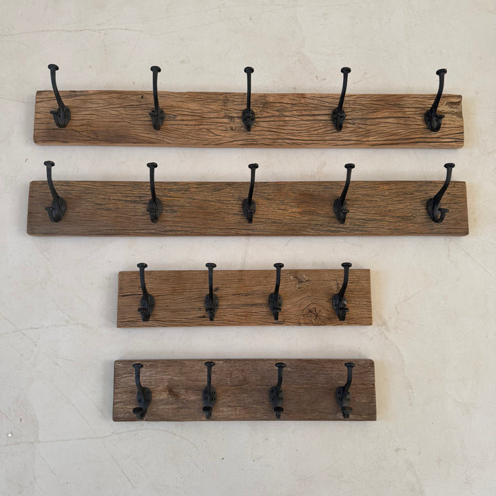 Reclaimed Rustic Wood Coat Hook |  95cm or 54cm wide