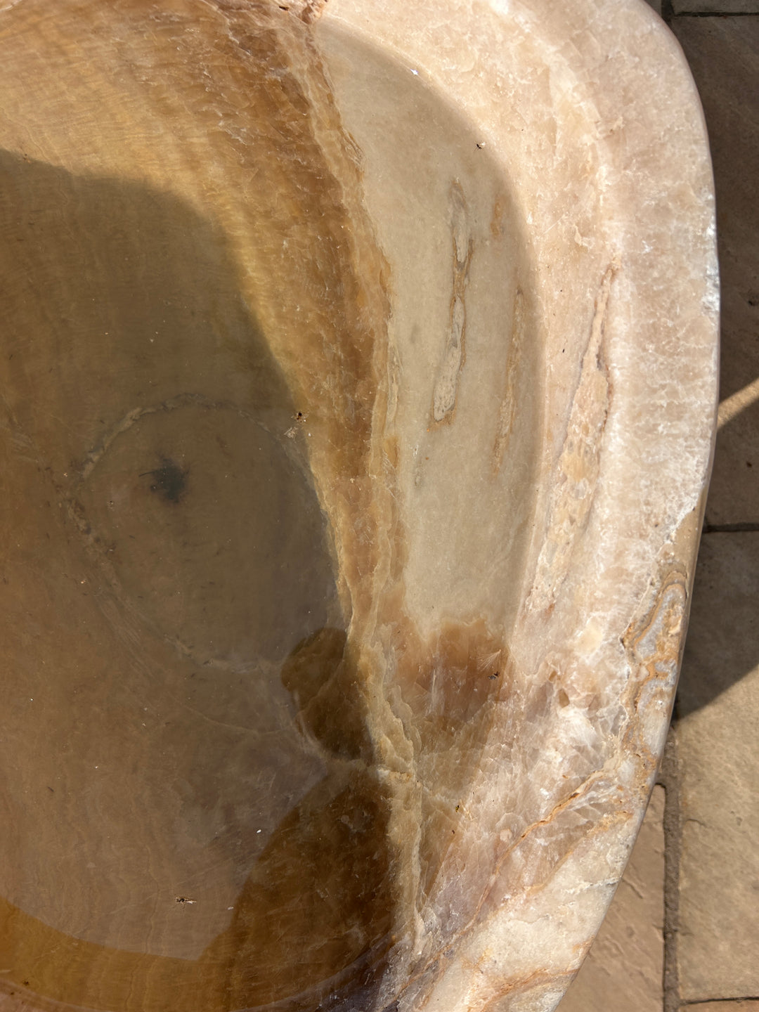 Extra large Hand-Carved Amber Marble