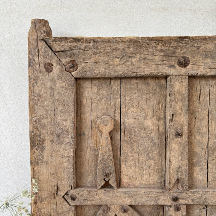 Antique Moroccan granary window artwork