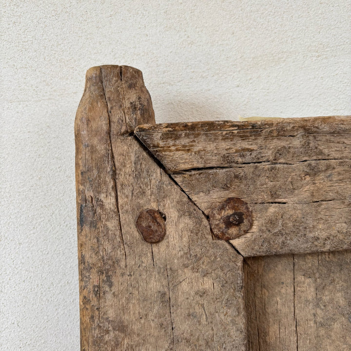 Antique Moroccan granary window artwork