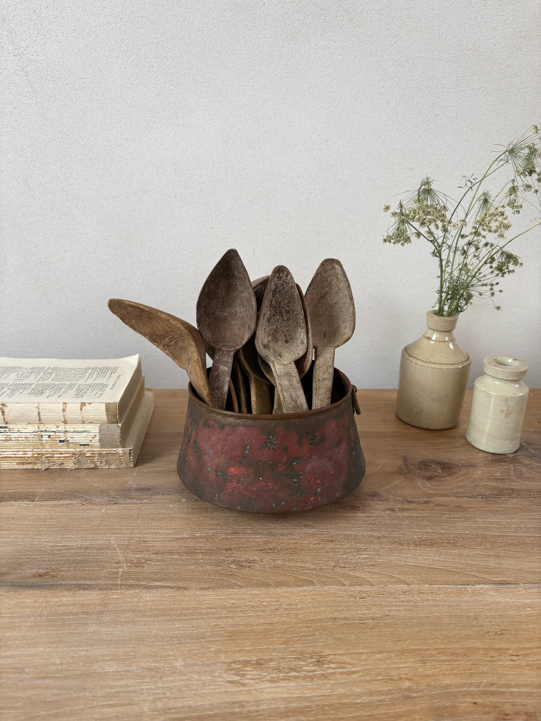 Antique Copper and Brass Vessel