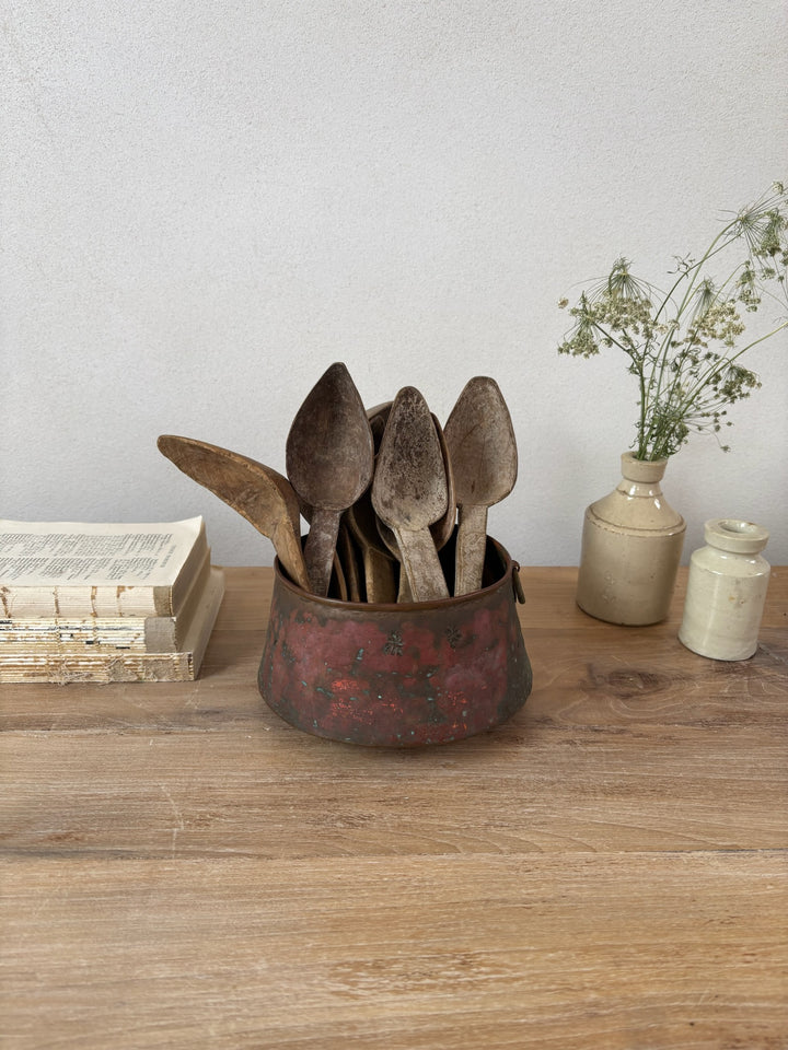 Antique Copper and Brass Vessel