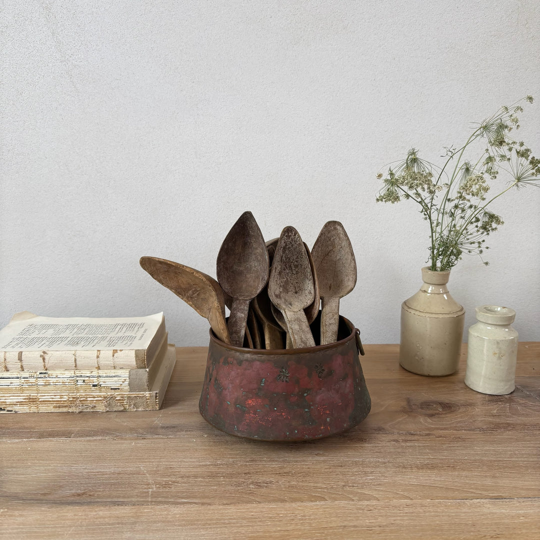 Antique Copper and Brass Vessel