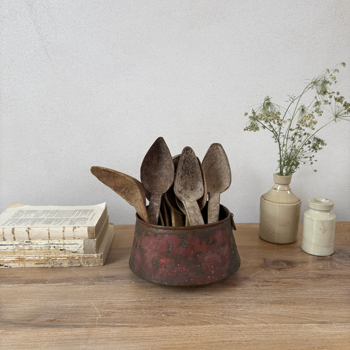 Antique Copper and Brass Vessel
