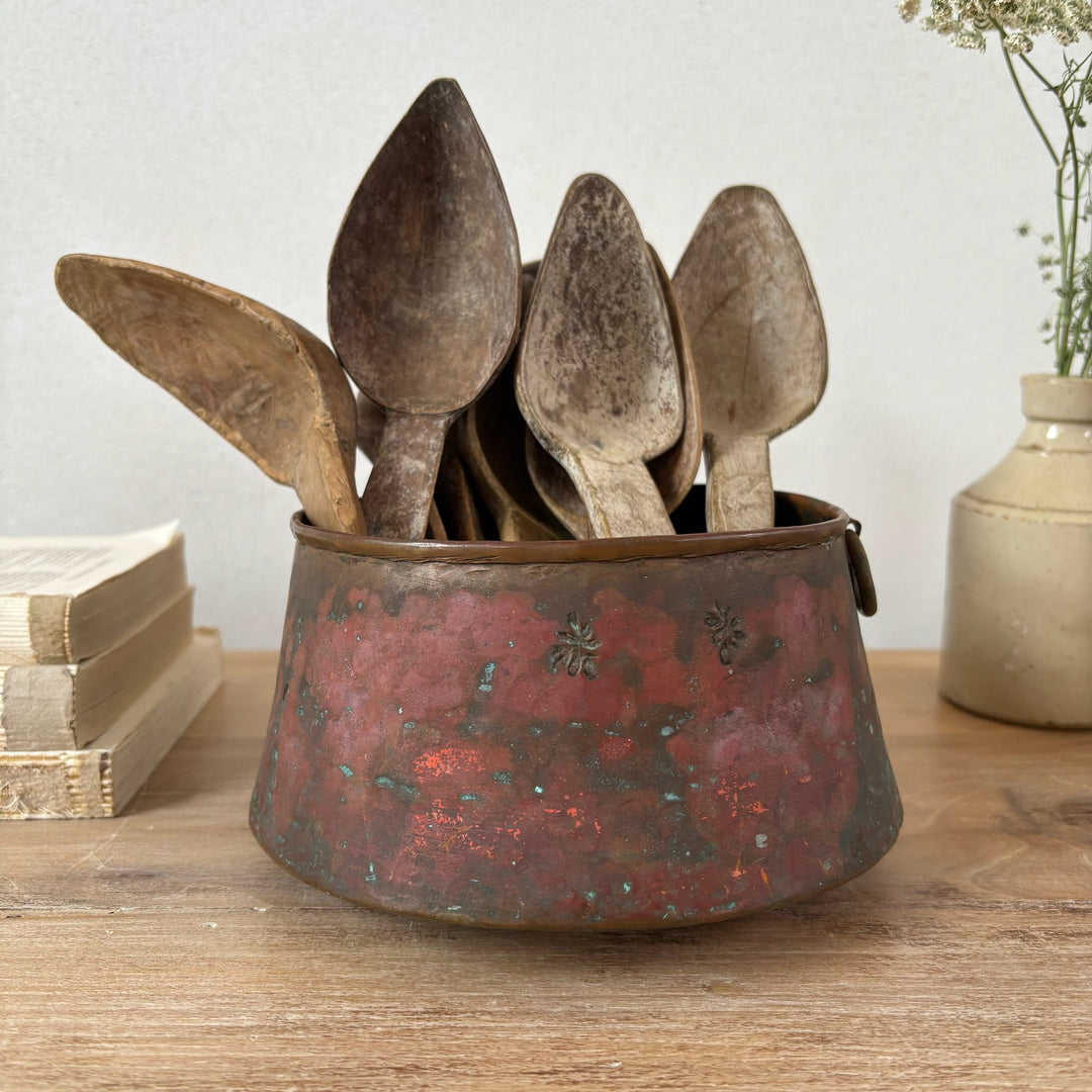 Antique Copper and Brass Vessel