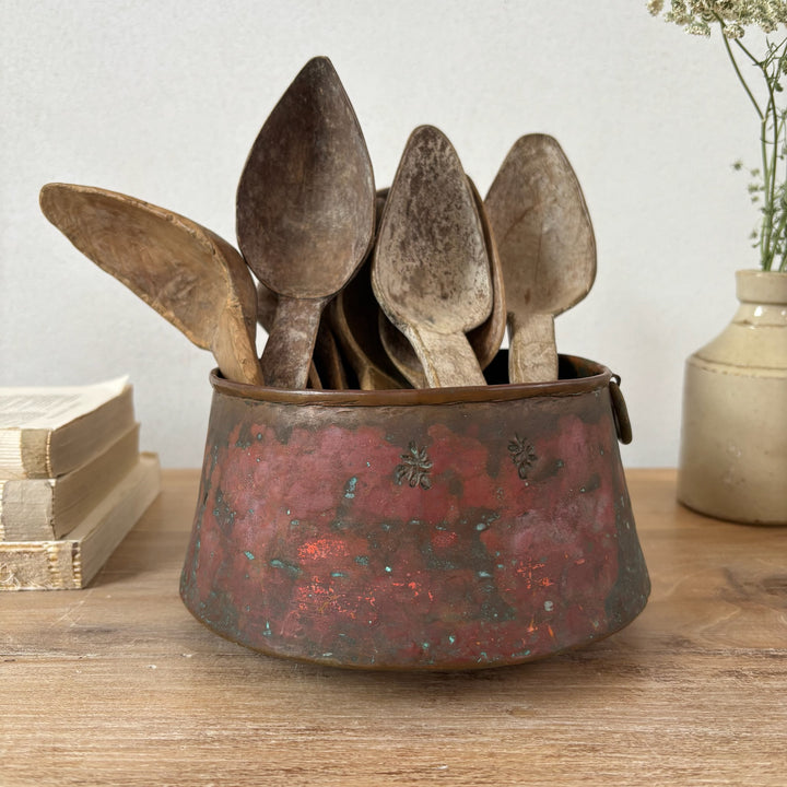 Antique Copper and Brass Vessel