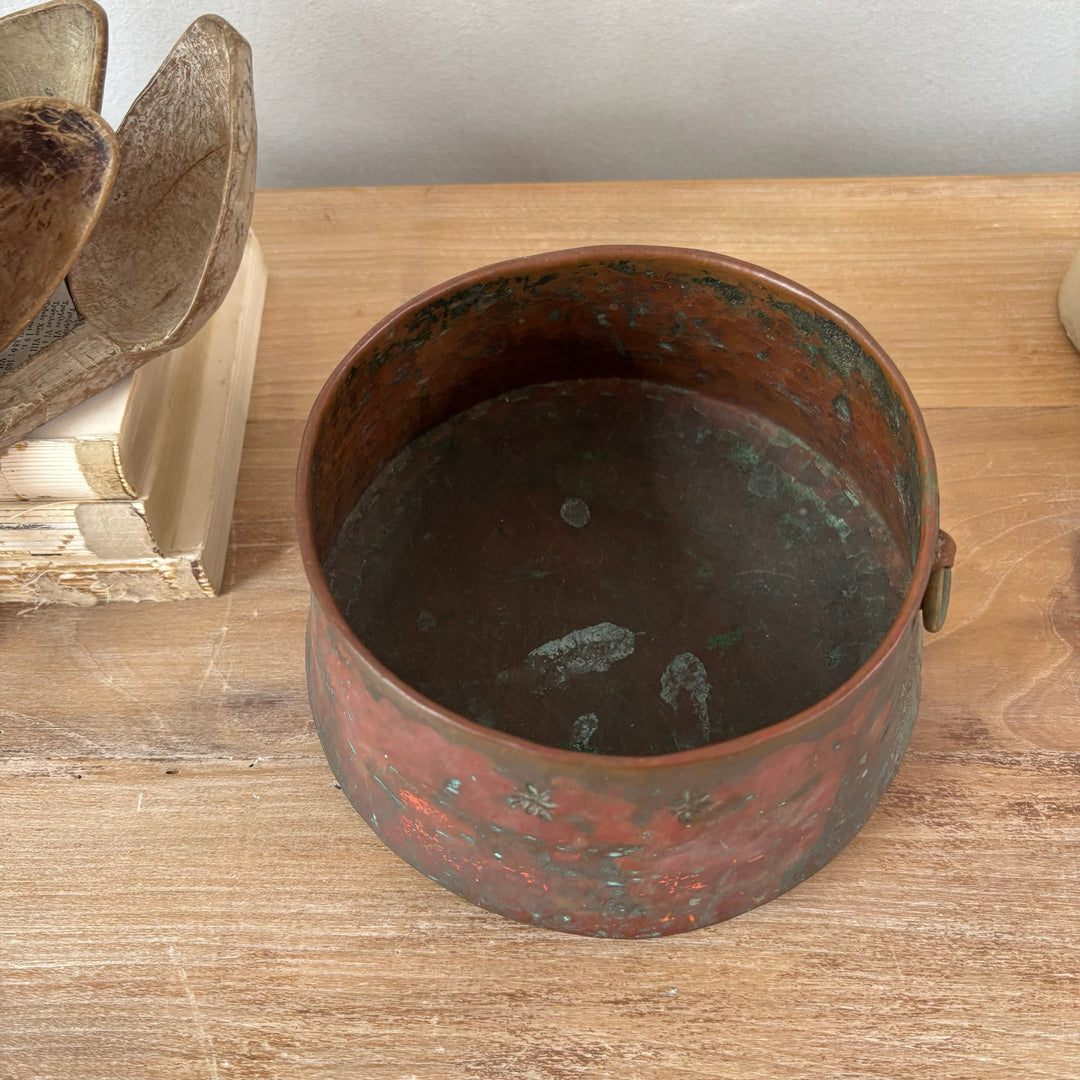 Antique Copper and Brass Vessel