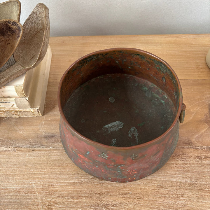Antique Copper and Brass Vessel
